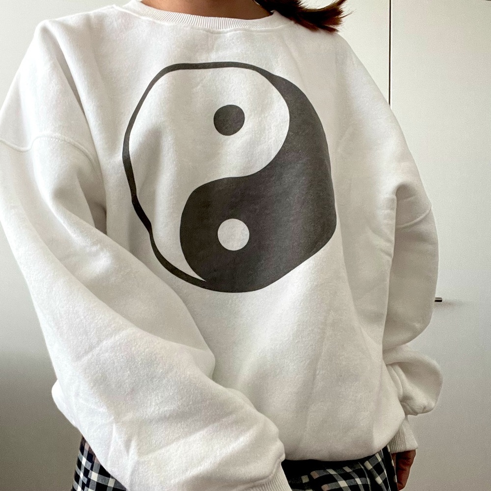 Yin & Yang Long Sleeve Sweater